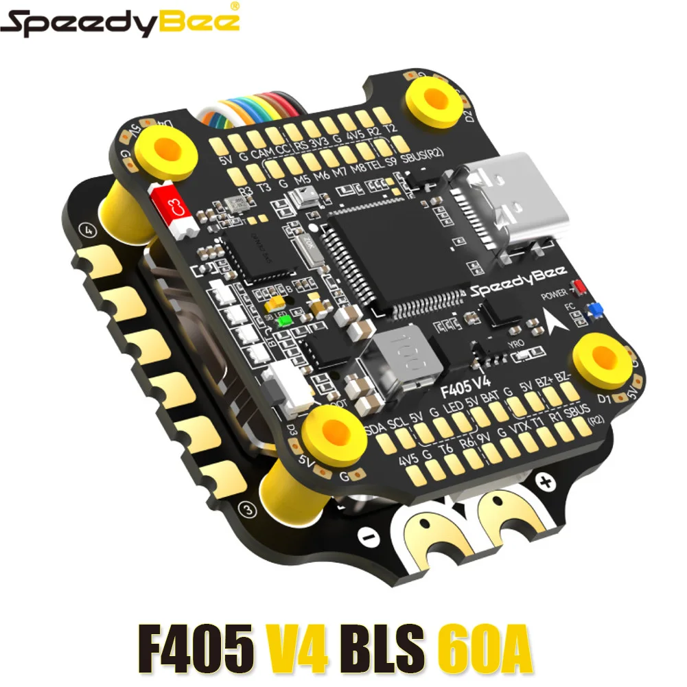 SpeedyBee F405 V4 BLS 60A 30x3 – обзор и цена Speedybee F405 V4 Bls 55A Stack